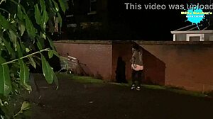 Cracky in her natural habitat outdoors with horny public sex