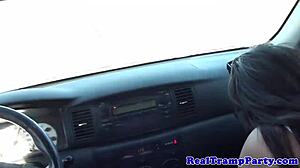 Real Partying Teen Gives Brain to Cock!