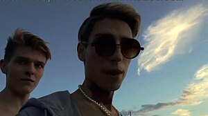 Passionate Blowjob During Summer Bike Ride