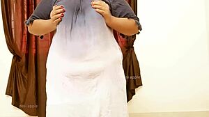 Myanmar college student showing her big boobs 😍 in class