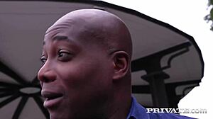 Private Com - Lenna Ross Deepthroats Three Hard Cocks