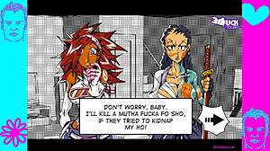 in ai-subeki part 5 the shemale activates fuck switch for threesome creampie