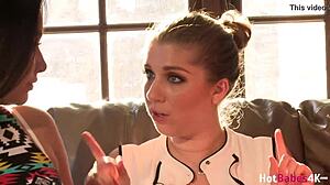 Pria, Alex Chance, Keisha G, dan Karlee G dalam scissoring 3-way mesum! 🔥