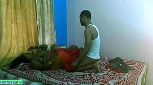 Indian Bengali bhabhi sneaks in dirty talk with sex friend. Husband’s away at office during hot audio.