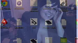 Sexy Emmo Girl with Piercing and Tits