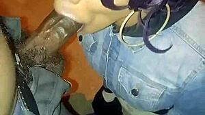 Tranny named Red sucking my dick part 1