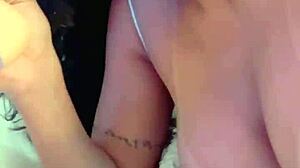 I'm masturbating while licking her pussy.