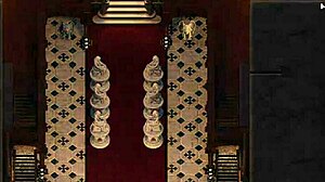 Bisexuálna kurva líže a jazdi v misionárskej cowgirl anime hre - The Genesis Order časť 56.