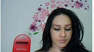 Sexy Emmo Girl with Piercing and Tits