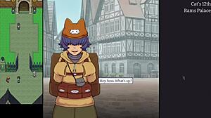 In this hentai, blonde slut captain gets fucked and cummed on big tits in final part