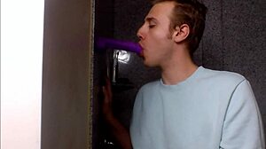 Watch this twink deepthroat your cock!