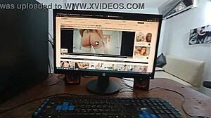 Sexy Colombian Stepsister with Big Ass and Tight Pussy Jerks My Huge Cock... Damn!