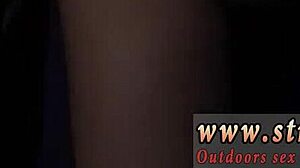 Anya Olsen in milk pump bdsm rough outdoor public fuck