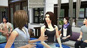 Cara Rides In Wild Orgy With Blowjobs And Fucking