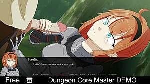 i play dungeon core master demo in fantasy game