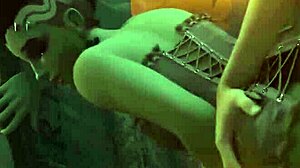 sombra bent over in doggystyle position getting fucked hard