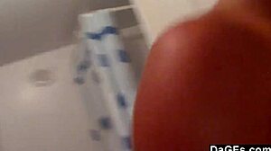 young couple fucking in hotel shower, hot!