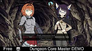 i play dungeon core master demo in fantasy game