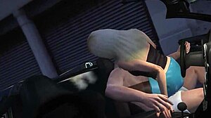 In GTA 5, Michael picks up another hooker for some car sex