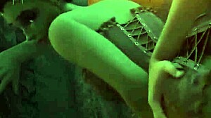 sombra bent over in doggystyle position getting fucked hard