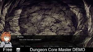 i play dungeon core master demo in fantasy game