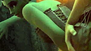 sombra bent over in doggystyle position getting fucked hard