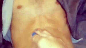 Feeling my girlfriend's feet on my cock, so hot! 🦶🔥