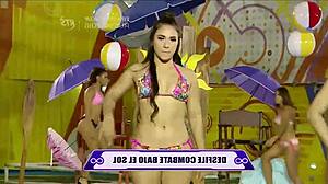 starting the parade of girls in this sunny combat event