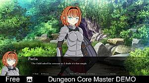 i play dungeon core master demo in fantasy game