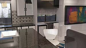 Cherished Moments With Brunette MILF In Game