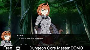 i play dungeon core master demo in fantasy game