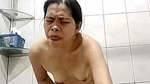 Miss Bea feels so aroused fucking herself with her dildo.