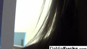 Dahlia Watches Christy Masturbate On Set