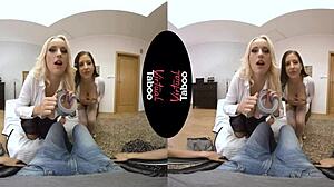 virtual taboo - just watch my brunette get groped