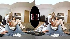 virtual taboo - just watch my brunette get groped