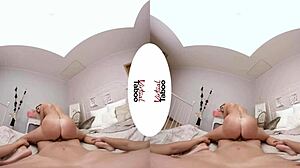 BLONDE with BIG TITS gives SPECIAL GIFT in POV