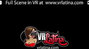 Vr Latina with accurate tits and blokes with pierced nipples fucked by Lisa Soto