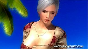 Ecchi Fan Service In DEAD OR ALIVE 5 Ultimate Christie Dress