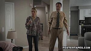 stepmom and stepdaughter aria skye with misha mynx exploit foster girl for sex