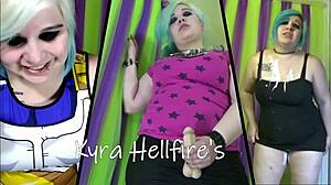 Femdom Compilation Featuring Kyra Hellfire In Lesbian Domination Scenes