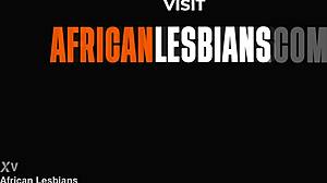 Ebony African Lesbian Couple Tasting Wet Pussy