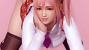 doa5 honoka teasing big tits in gravure studio