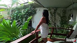 Sophia Wolf says, 'Catch my big ass in bath!'