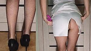 I'm so thrilled taking off my panties for you at this New Year's Eve party bash.