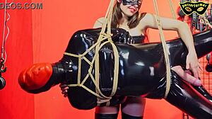 Geez, that femdom CBT session in suspension got me shook!
