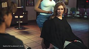 A Wife And Stepmother Play Game Together