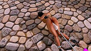 goldfingered me with her dildo and toys in anal