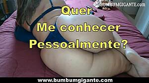 this brazilian amateur with big ass inserts dildo, access my whatsapp