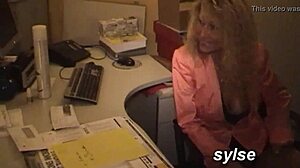 teen and milf secretaries working hard at office.