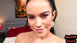 amateur pov cocksucking babe gets pussyfucked in closeup by boyfriend after dirty talk